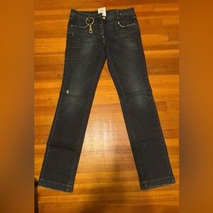 Authentic Dolce& Gabbana denim logo patch jeans
